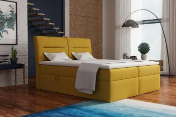 CASINO kontinentální postel boxspring 160x200 s úložným prostorem