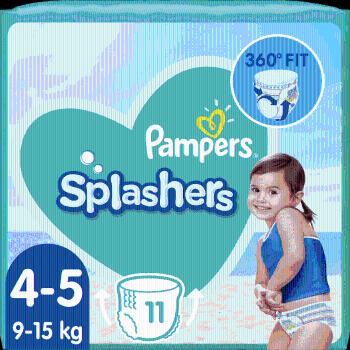 Pampers Splashers Velikost 4-5, 11 ks