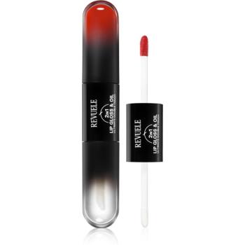 Revuele 2IN1 Lip Gloss & Oil lesk na rty 2 v 1 odstín 01 7 ml