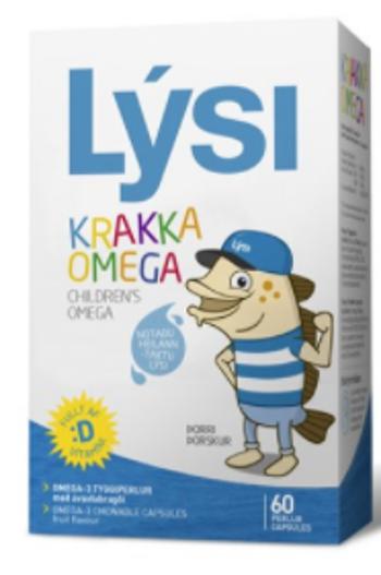 Lysi Omega 3 Chewable 60 kapslí