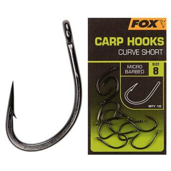 Fox háčky curve shank short 10 ks - velikost 8