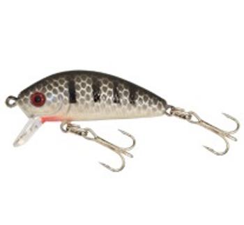 Kamasaki wobler perch 2 stříbrná-černé pruhy 4 cm 5,5 g