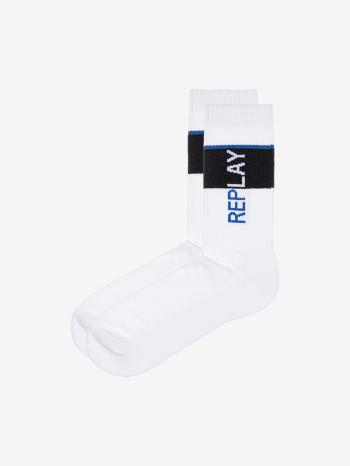 Replay Ponožky 2 páry Bílá Vícebarevná