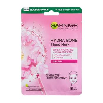Garnier Skin Naturals Hydra Bomb Sakura 1 ks pleťová maska na všechny typy pleti; proti vráskám; na rozjasnění pleti; na citlivou a podrážděnou pleť
