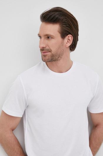 Tričko Selected Homme pánský, bílá barva, hladký