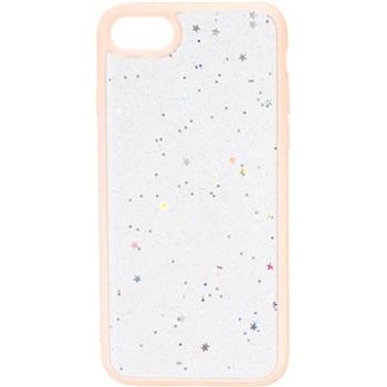 iWill Clear Glitter Star Phone Case pro iPhone 7 / 8 / SE 2020 / 2022 Pink (DIP888-1)