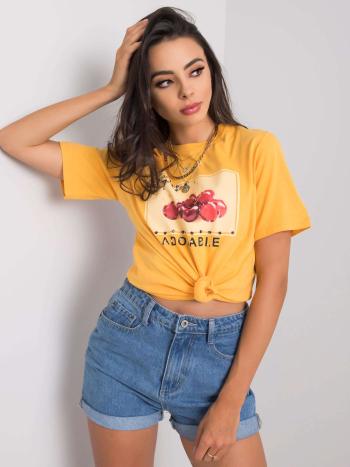 ŽLUTÉ TRIČKO ADORABLE PM-TS-SS21TX38.93P-YELLOW Velikost: L