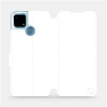 Flip pouzdro na mobil Realme 7i v provedení  White&Gray s šedým vnitřkem (5903516587117)
