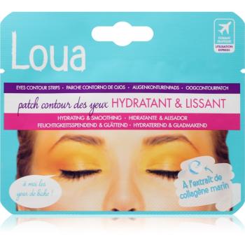 Loua Eyes Contour Strips Hydrating & Smoothing oční maska ve formě náplasti 5 ml