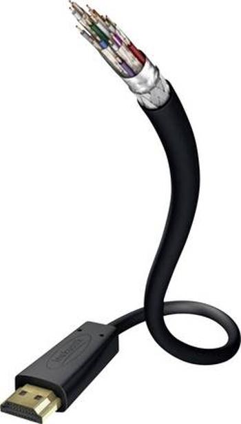 HDMI kabel s ethernetem, vidlice ⇒ vidlice, 5 m, černý, Inakustik