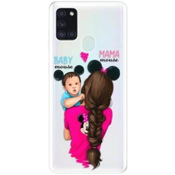 iSaprio Mama Mouse Brunette and Boy pro Samsung Galaxy A21s (mmbruboy-TPU3_A21s)