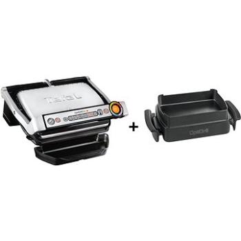 Tefal GC712D34 Optigrill+ INOX EE + Tefal XA725870 Baking accessory for Optigrill+/Elite