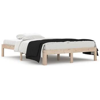Rám postele masivní dřevo 135 × 190 cm Double, 810340 (810340)