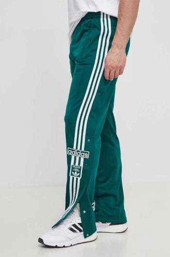 Tepláky adidas Originals zelená barva, vzorované, IM8213