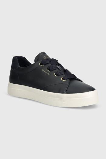 Kožené sneakers boty Gant Avona tmavomodrá barva, 28531569.G69