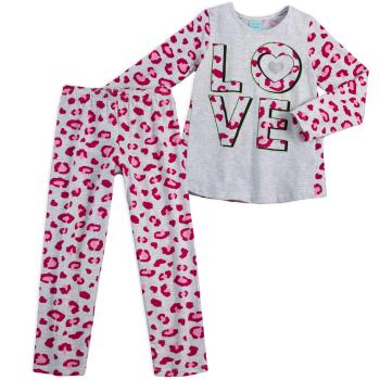 Dívčí pyžamo KYLY LOVE šedé Velikost: 104