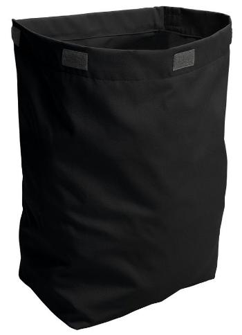 SAPHO Prádelní koš do skříně 310x570x230mm, suchý zip, černá UPE600B