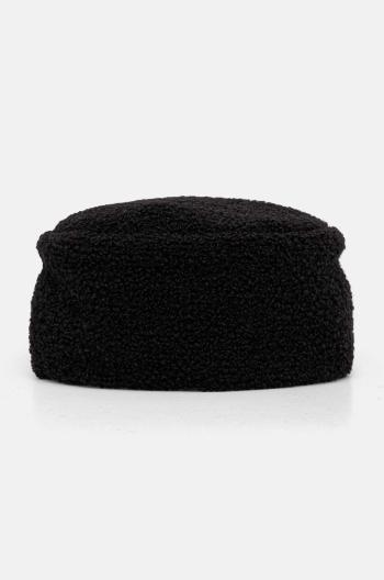 Vlněný baret Emporio Armani černá barva, vlněný, 637174 4F515