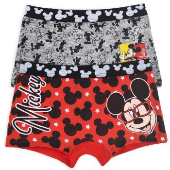 Chlapecké boxerky  MICKEY MOUSE BIO bavlna červené Velikost: 104-110