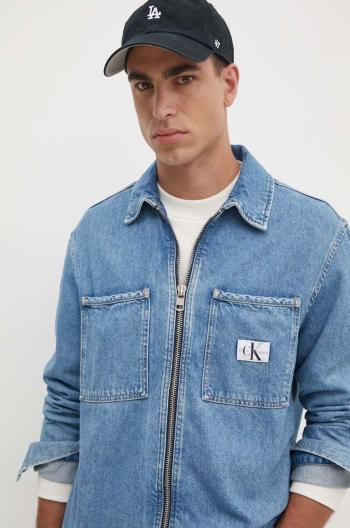 Džínová bunda Calvin Klein Jeans pánská, přechodná, J30J325766