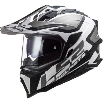 Enduro helma LS2 MX701 Explorer Alter  L (59-60)  Matt Black White
