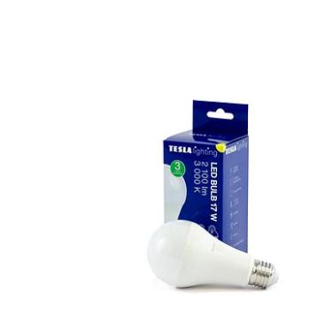 Tesla - LED žárovka BULB E27, 17W, 230V, 2100lm, 25 000h, 3000K teplá bílá 220st (BL271730-1)