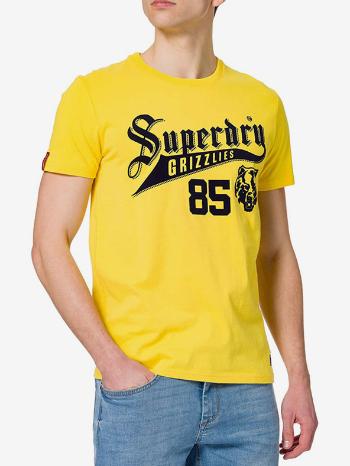 SuperDry Collegiate Graphic Triko Žlutá