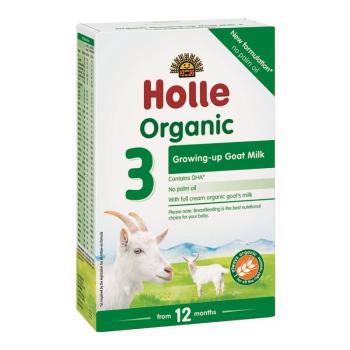 Holle BIO Dětská mléčná výživa na bázi kozího mléka 3 pokračovací formule 400 g