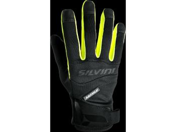 Silvini Softshellové rukavice Fusaro Black-Neon Velikost: 3XL
