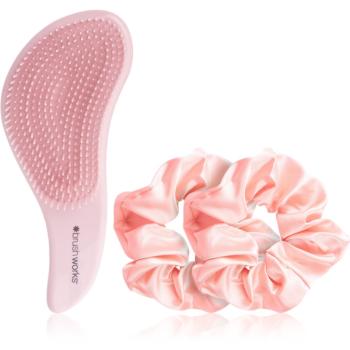 Brushworks Detangling Brush and Scrunchie Set sada (na vlasy)