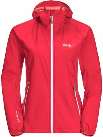 Jack Wolfskin Eagle Peak II Softshell W Tulip Red XS Outdorová bunda