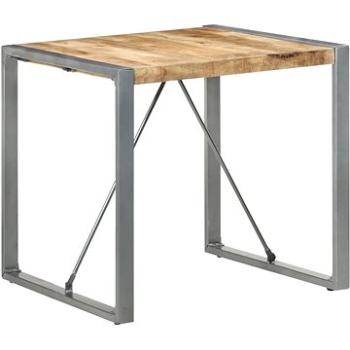 Jídelní stůl 80x80x75 cm hrubé mangovníkové dřevo 321603 (321603)