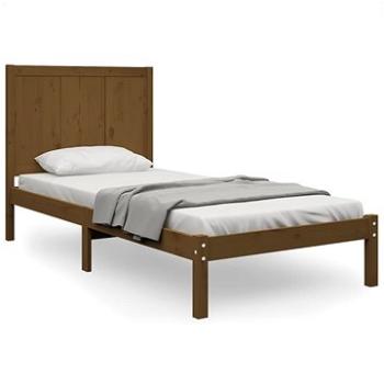 Rám postele medově hnědý masivní dřevo 75 × 190 cm Small Single, 3105693 (3105693)