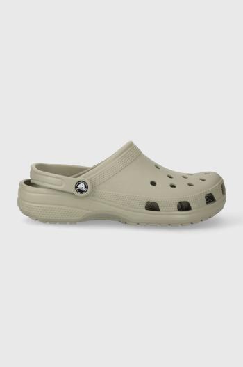 Pantofle Crocs Classic pánské, šedá barva, 10001