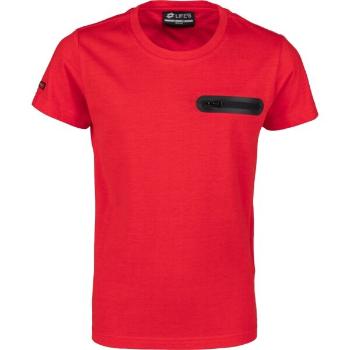 Lotto HARIAN Chlapecké triko s krátkým rukávem, červená, velikost 116-122