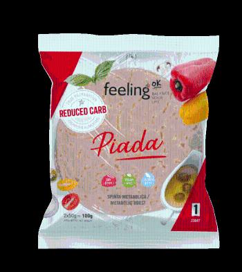 Feeling OK Profidiet Proteinová placka Piada 2 x 50 g