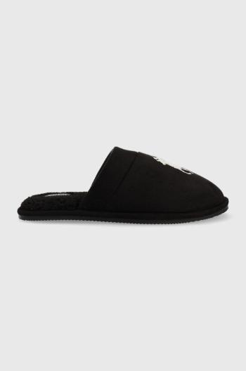 Pantofle Polo Ralph Lauren Klarence , černá barva