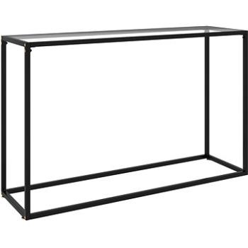 Konzolový stolek průhledný 120 × 35 × 75 cm tvrzené sklo (322815)