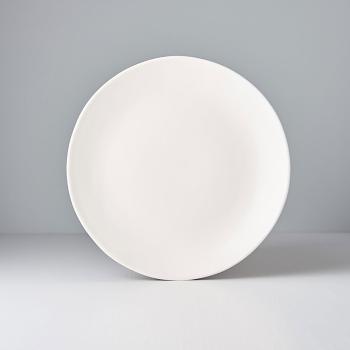 Mělký talíř s nepravidelným okrajem MT 24 cm bílý