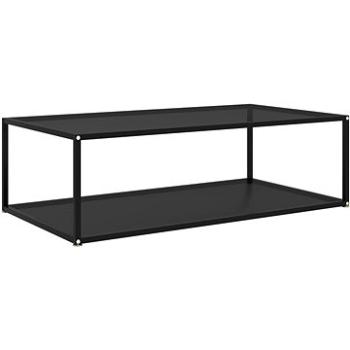 SHUMEE 322903 Coffee Table Black 120 × 60 × 35 cm Tempered Glass, 322903 (322903)