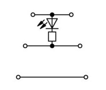 Trojitá LED svorka WAGO 870-593/281-413, osazení: L, pružinová svorka, 5 mm, šedá, 50 ks