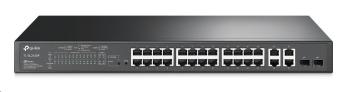 TP-Link OMADA JetStream switch TL-SL2428P (24x100Mb/s, 2xGbE, 2GbE/2xSFP combo, 24xPoE+, 250W)