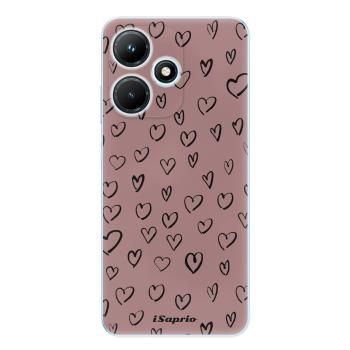 Odolné silikonové pouzdro iSaprio - Heart Dark - Infinix Hot 30i