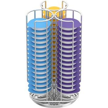 Siguro Coffee Time pro Tassimo, 48 kapslí, otočný, chrom (SGR-CCH48TRC)