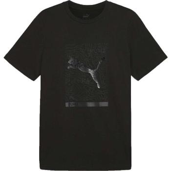 Puma OPEN ROAD GRAPHIC TEE Pánské tričko, černá, velikost