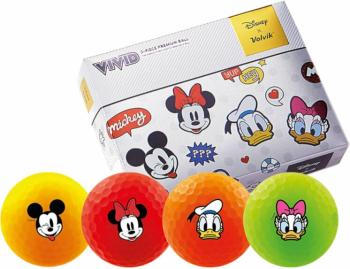 Volvik Vivid Disney 12 Pack Golf Balls Mickey and Friends Golfové míčky