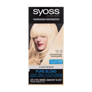 Syoss Permanent Coloration Lightener 50 ml barva na vlasy pro ženy 13-0 Ultra Lightener na barvené vlasy; na blond vlasy