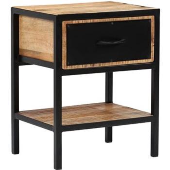 Noční stolek z masivního mangovníkového dřeva 40 x 30 x 50 cm (244845)