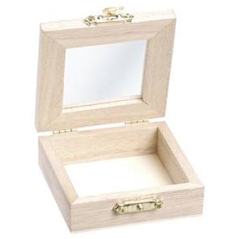 KNORR prandell Malá dřevěná krabička s proskleným víčkem - KRD38