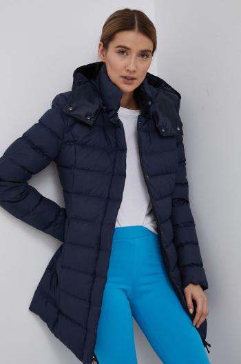 Péřová bunda RefrigiWear dámská, tmavomodrá barva, zimní